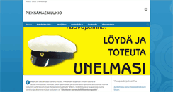 Desktop Screenshot of lukio.pieksamaki.fi